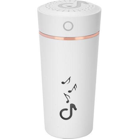 Humidificateur d'air 200 ml, arrêt automatique intelligent, 5 heures de brumisation continue, blanc, pour la maison, le bureau et la voiture (1/5)