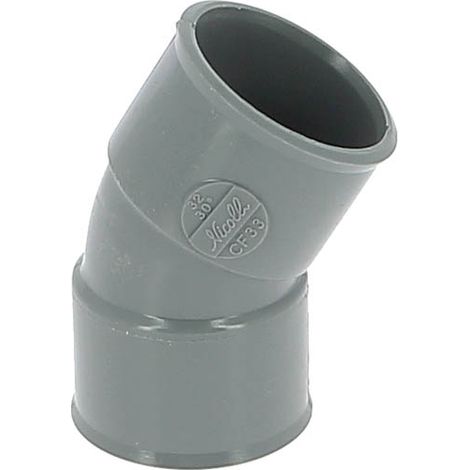 NICOLL Coude 30° PVC évacuation Femelle Femelle Ø32