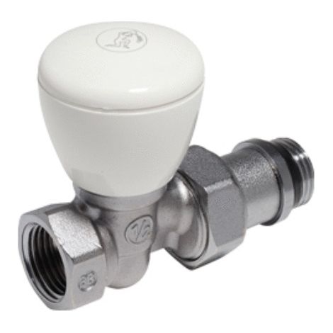 Robinet fer simple réglage droit radiateur 12X17 - GIACOMINI - R6X032