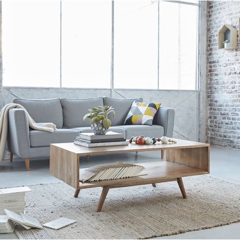 Table basse en mindi massif 120 cm