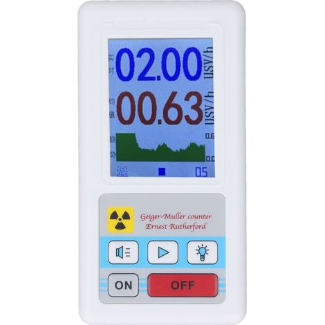 Compteur Geiger - Détecteur De Rayonnement Nucléaire - Pour Usage Domestique Extérieur Et Laboratoire - 1 Pièce (1/5)