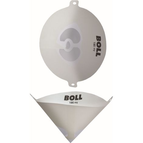 PASSOIRE EN PAPIER BOLL STANDARD AVEC INSERT EN NYLON MAILLE 190 UM PAQUET DE 250 PIÈCES