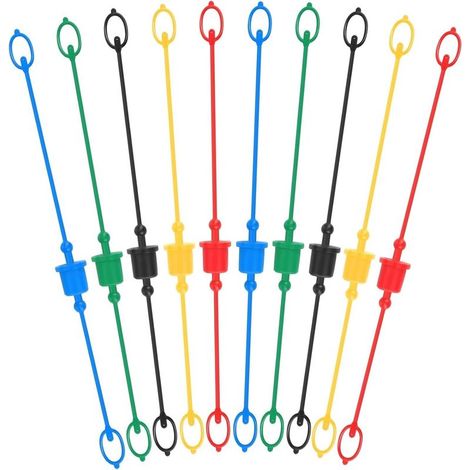5675 Jeu de 10 bouchons hydrauliques pour raccords rapides à (1/5)