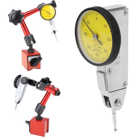 Indicateur de test jaune de précision, lecture 0 mm-40 mm-0 mm (1/5)