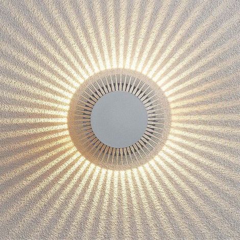 [GEBRAUCHT] B-Ware Lucande Keany LED-AußenWandleuchte Wandleuchte Außenlampe Wandleuchte Lampe alu (1/2)