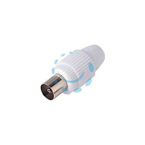 SPINOTTO COASSIALE TV - ø mm.9,5 37000 - in blister da pz.1