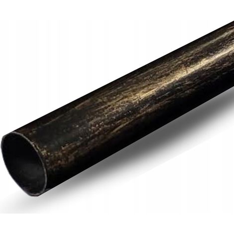 Tube en acier - 100 cm - Or foncé - Résistant aux intempéries - Idéal pour balustrades élégantes