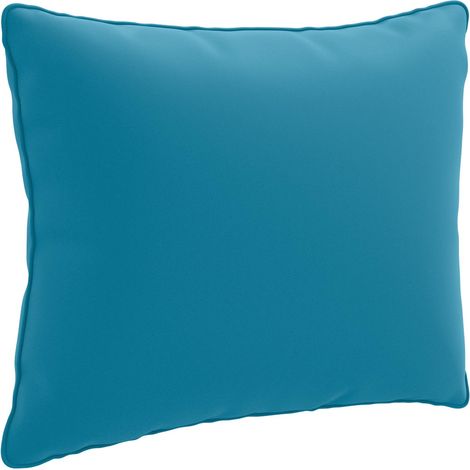 Coussin de Dos 1 Pièce PUTTEN 100 % polyester Bleu clair vidaXL