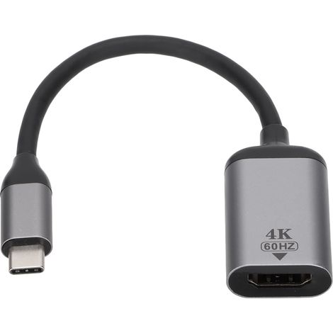 Adaptateur HDMI Type C vers 4K 60Hz JORINDO avec Coque Aluminium pour Vidéo et Multimédia (1/5)