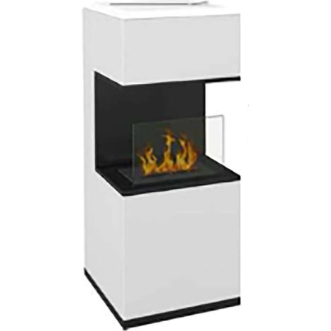 Dmora Bioethanol Kamin Dskorupsk 38x38x100h cm Weiß