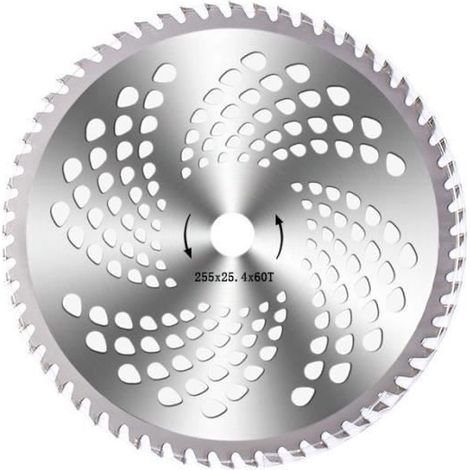 Tondeuse,Disque de coupe pour tondeuse à gazon, lame tranchante, brosse à bois, pièces de tondeuse à gazon, outils - 60 dents[D4] (1/4)