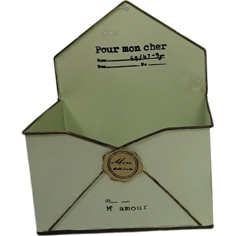 Jardinière murale élégante en métal pour balcon, verte (1/5)
