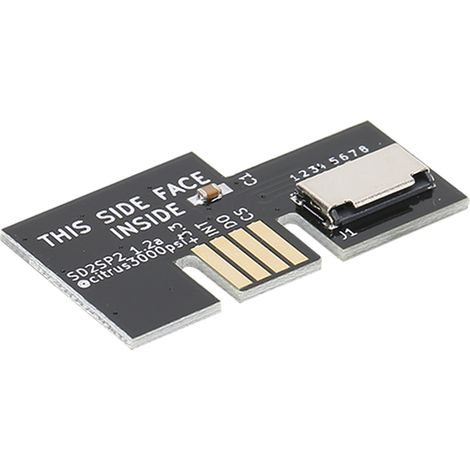Carte mère professionnelle noire pour lecteur de cartes micro SD, haute performance et durable.