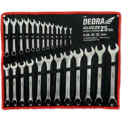 Dedra Set di chiavi a impronta poligonale in acciaio 25 pezzi 6-32 mm (1/5)