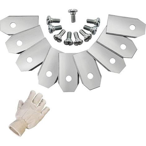 30 Ersatzmesser für Husqvarna Automower & Gardena Mähroboter 0,6 mm (1/4)