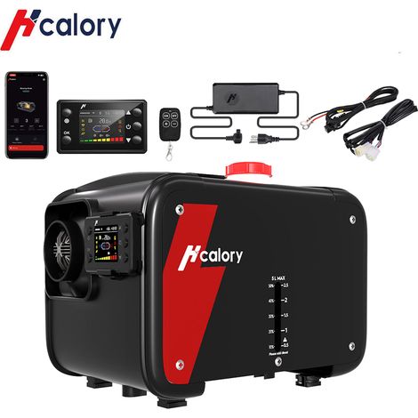 Auto PKW Dieselheizung 5KW-8KW Standheizung Lufterhitzer 12V/24V mit EU Adapter, Bluetooth und APP-Steuerung
