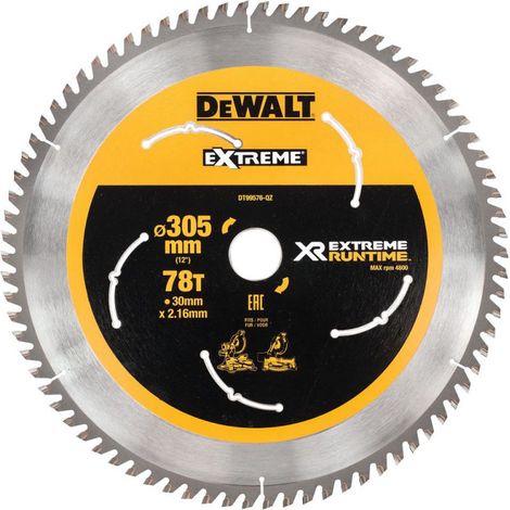 DEWALT Kreissägeblatt stationär 305/30 mm 78 WZ/FZ DT99576-QZ