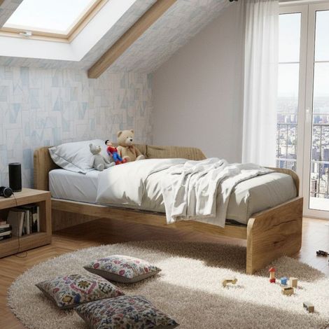Divano letto sagomato 80x190 - Quercia