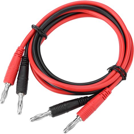 P1041 2 pièces Câble de test multimètre avec fiches bananes 4 mm (1/5)