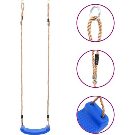 Swing Seat for Children Blue vidaXL (1/5)