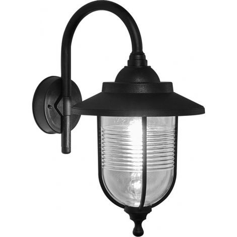 FAB 126061009 Appliquer Extérieur Cannelle 1xe27 Noir Ip44 Polycarbonate 45,2x25,2x34,2 Cm (1/2)