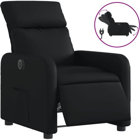 Maison Exclusive - Relaxsessel Elektrisch Schwarz Kunstleder