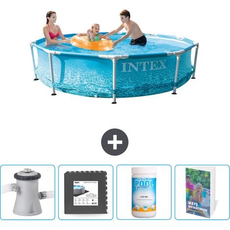 Intex Piscina con struttura Rotonda - 305x76 cm - 5-pezzi  SCB109