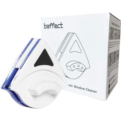 1 Nettoyeur Vitre Magnétique Double Face, Corde Sécurité 2,5M, Forme Triangulaire, Pour Verre 3-8Mm (1/5)