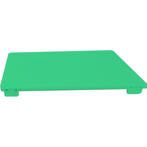 Bisetti Schneidebrett aus grünem Polyethylen 40x30x2 cm