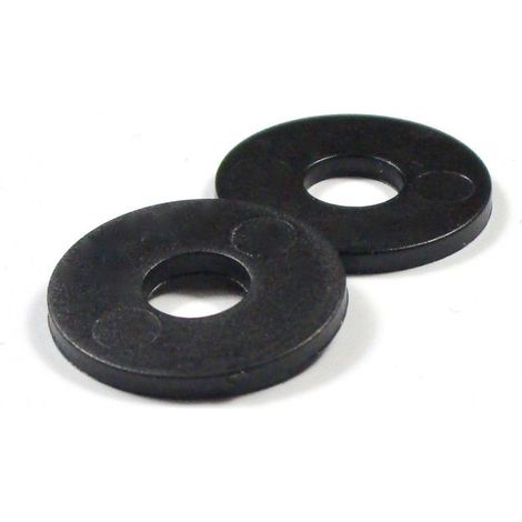 Rondelle plastique large M6 – Polyamide PA6.6 – Isolante électriquement – Résiste à la corrosion et agents chimiques – Fabriquée en France – (1/2)