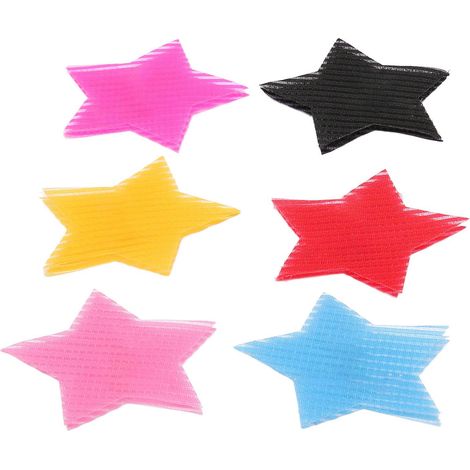 Lot de 36 patchs adhésifs pour frange en forme d'étoile, accessoire de maquillage et de soin pour les cheveux. (1/5)