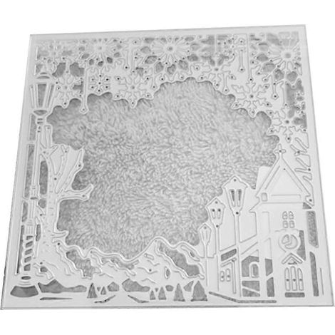 Metall-Stanzformen mit Schneemotiv zum Prägen und Kartenbasteln (1/5)