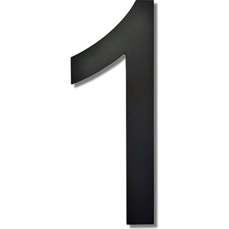 Outdoor House Number, 200mm Large Floating 3D Modern Outdoor House Number - Weatherproof (1/5)