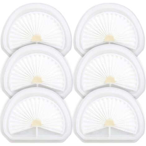 Lot de 6 filtres à Vide VLPF10 pour Black and Decker Dustbuster HLVA315J HLVA320J00 N575266 HLVA325JP07 aspirateur à Main, remplace la pièce VLPF10, N600601 (1/3)