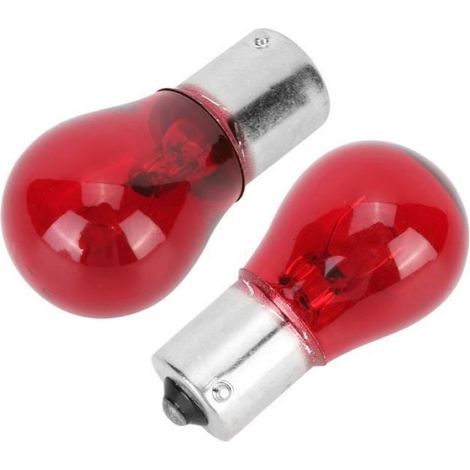 Ampoule De Feu De Frein 12V Voiture Frein Stop Signal Tourner Feu Arrière Ampoule Rouge 1156-S25-BA15S auto eclairage - Vvikizy (1/2)