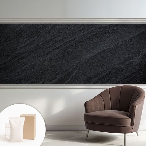 Papier peint intissé décoratif pour salon chambre et cuisine Facile à poser avec colle Élégance de la pierre 250x104 cm (1/5)