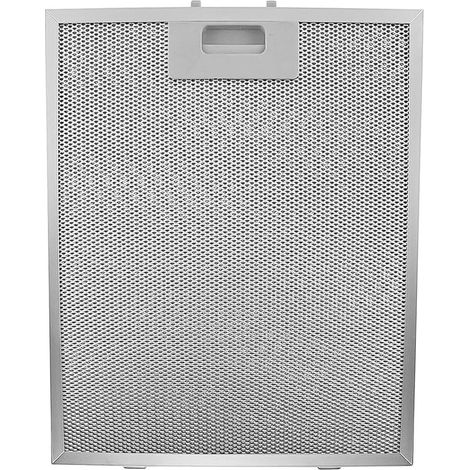 Filtre à graisse métallique pour hotte de cuisine 230 x 260 x 9 mm Filtre de flux d'air pour ventilation de cuisine Élimine les odeurs (1/5)