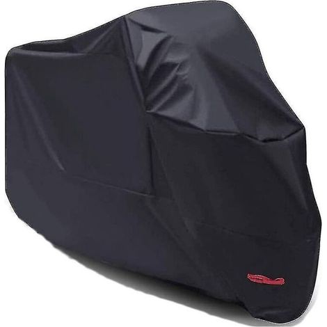 Housse de moto imperméable pour extérieur, protection contre l'eau, la poussière et les UV, avec œillets de verrouillage - XL (1/5)