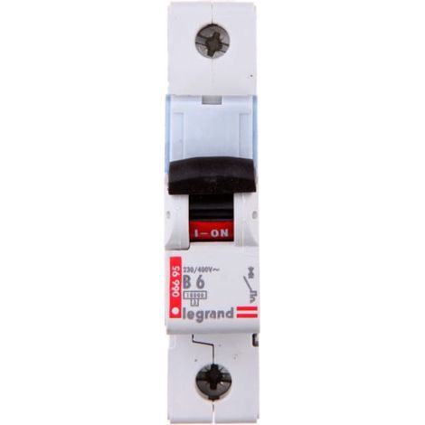 Interruttore automatico 1P B 6A 10kA AC S311 TX3 404081