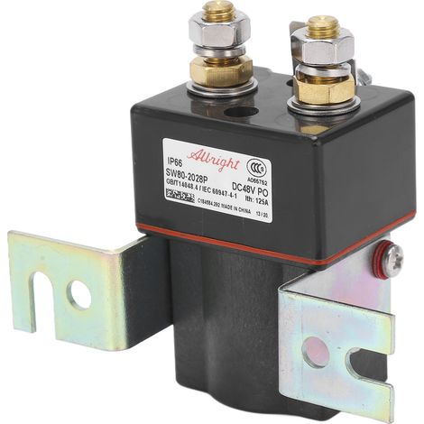 Bobine d'électrovanne 4 terminaux 101908701, remplacement pour Club Car Precedent 2004-2008, 48V, pièce détachée compatible chariot de golf. (1/5)