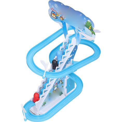 Jeu électronique d'escalier à monter, puzzle, stimule l'imagination, montagnes russes musicales, grand format (1/5)