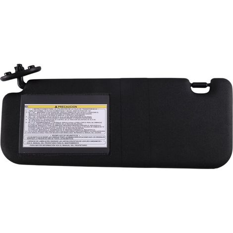 Passend für 74320-0KB00-C0 schwarze Seitensonnenblende, für Toyota Hilux Revo Rocco Rogue 2WD 4WD 2015-2022 (linke Seite).