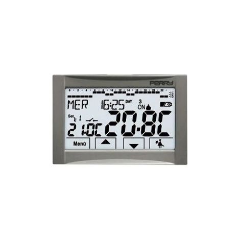 Perry cronotermostato Perry incasso Touch Screen Universale a Batteria 1CRCDS26
