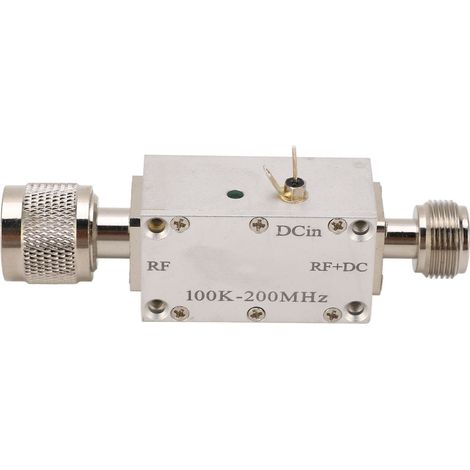 Module amplificateur RF large bande haute fréquence avec blocage CC et alimentation coaxiale en T pour modulation optique 0,1-200 MHz 1 A (1/5)