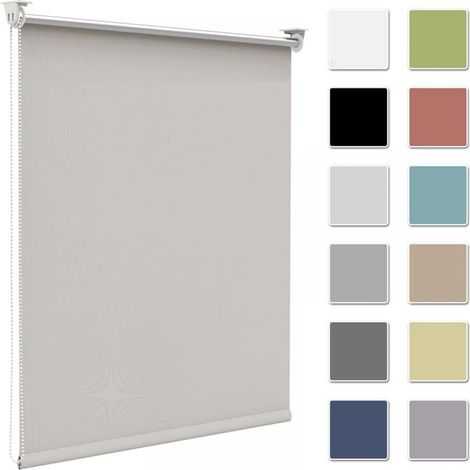 1 Store enrouleur occultant,sans perçage,protection UV 99%,isolation thermique,pour chambre et salon (1/5)