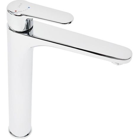 VitrA Root Round BluEco mitigeur lavabo haut sans bec chrome A42707BE