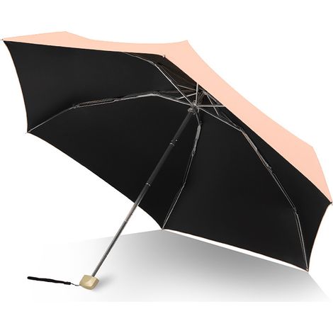 Ombrellino pieghevole ultraleggero, mini, con protezione UV, antivento, portatile, multiuso, rosa. (1/5)