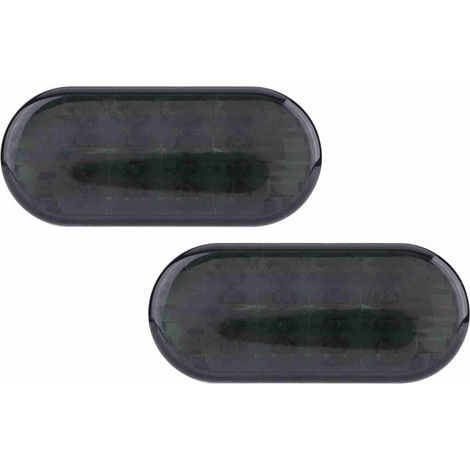 1 par de luces de posición laterales LED ámbar para coche Bora MK4 B5 B5.5, lente negra (1/3)