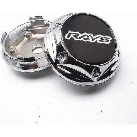 4 cache-moyeux de 68 mm et 62 mm pour jantes Rays, accessoires de style automobile Yogu,H (1/3)