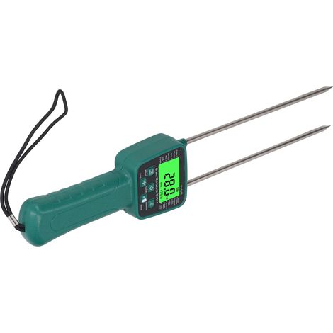 Humidimètre pour foin testeur d'humidité céréales blé soja écran LCD avec annonce vocale (1/5)